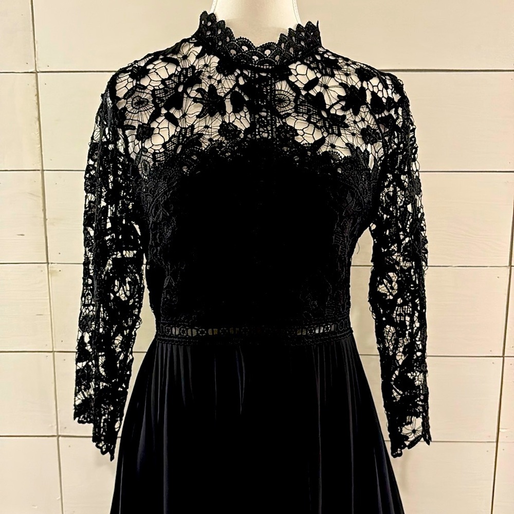 Zara Black Lace Dress
